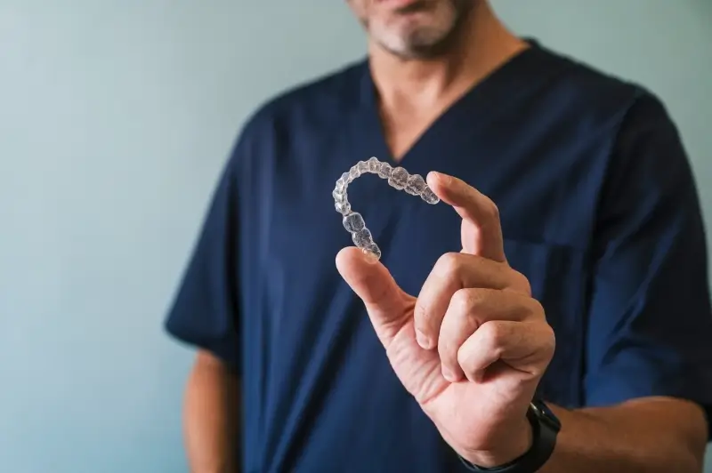 Zakończenie leczenia nakładkami Invisalign